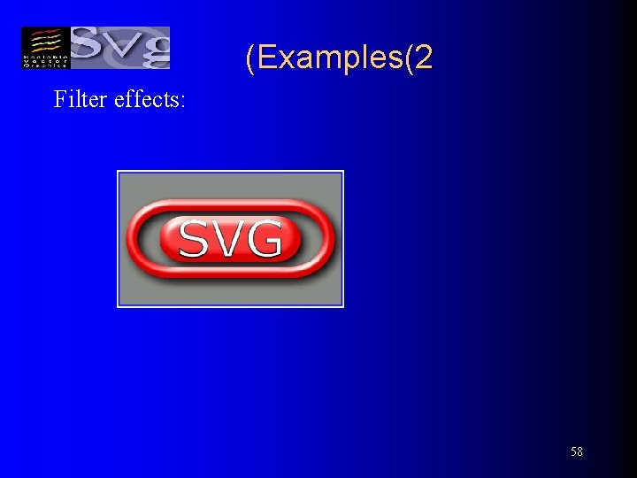 (Examples(2 Filter effects: 58 