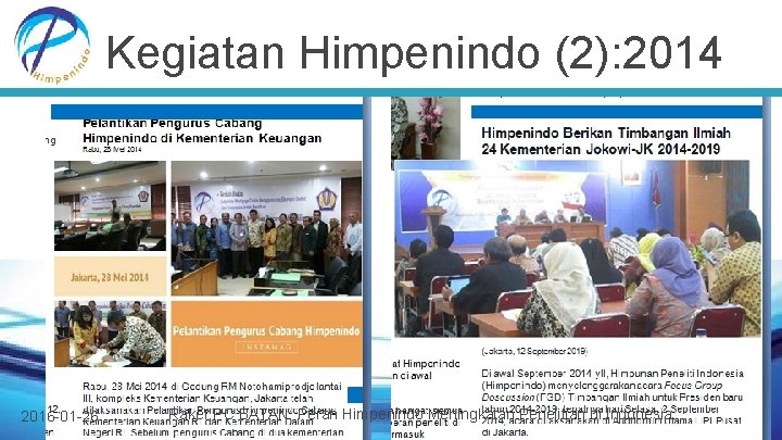 Kegiatan Himpenindo (2): 2014 2016 -01 -26 Raker PC BATAN: Peran Himpenindo Meningkatan Penelitian