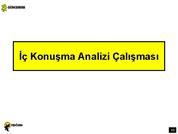 İç Konuşma Analizi Çalışması 13 