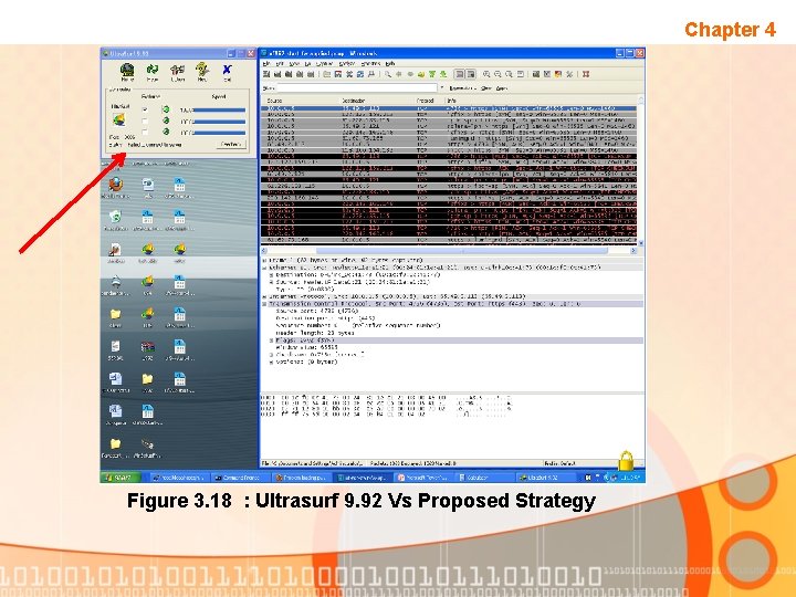 Chapter 4 Figure 3. 18 : Ultrasurf 9. 92 Vs Proposed Strategy 