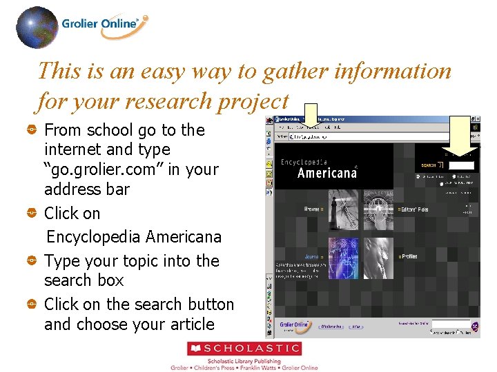 This is an easy way to gather information for your research project From school