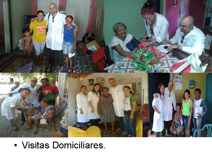  • Visitas Domiciliares. 