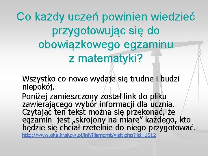 Co każdy uczeń powinien wiedzieć przygotowując się do obowiązkowego egzaminu z matematyki? Wszystko co