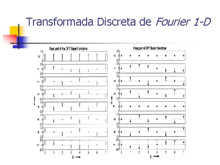 Transformada Discreta de Fourier 1 -D 