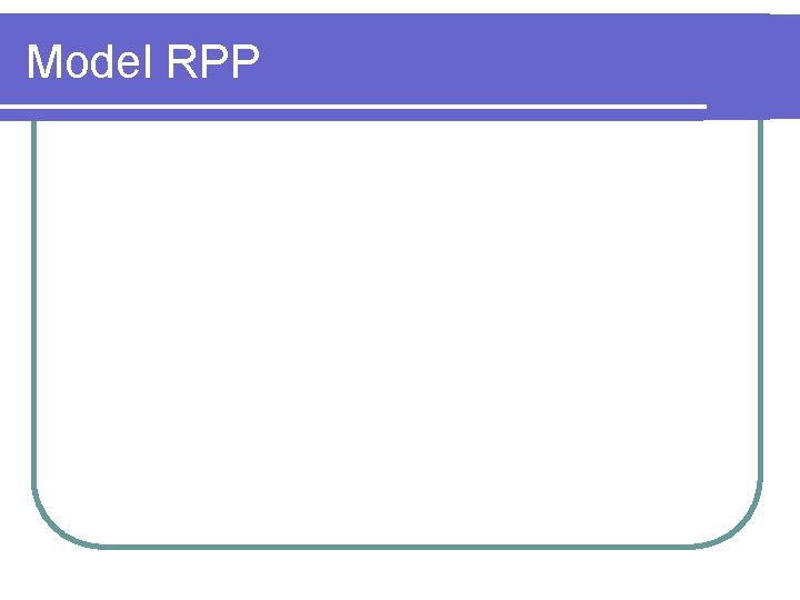Model RPP 