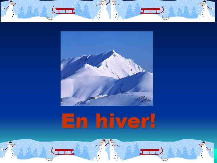 En hiver! 