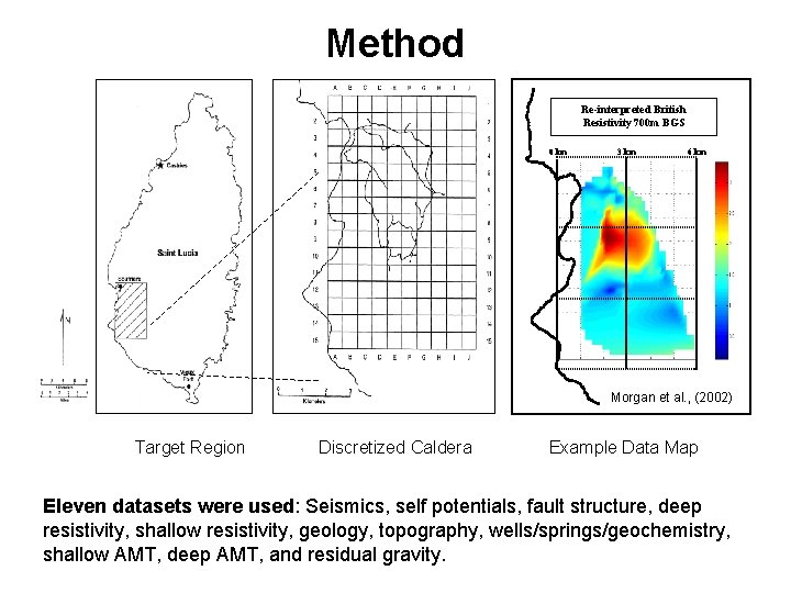 Method Re-interpreted British Resistivity 700 m BGS 0 km 3 km 6 km Morgan