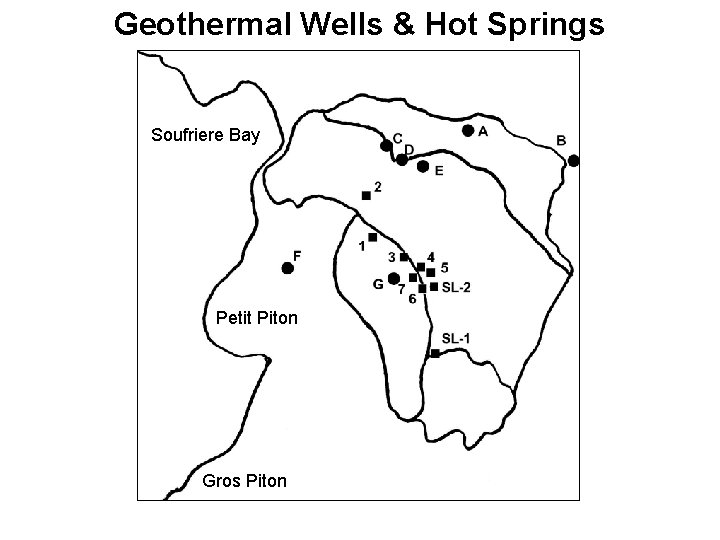 Geothermal Wells & Hot Springs Soufriere Bay Petit Piton Gros Piton 