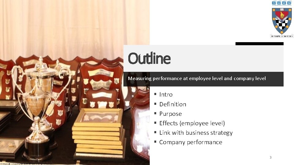 http: //www. cellinsurance. co. zw/2017/11/06/2017 -zesa-risk-management-awards/ Outline Measuring performance at employee level and company