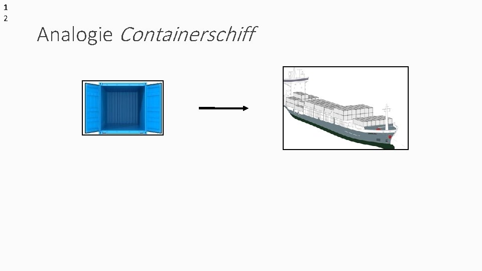 1 2 Analogie Containerschiff 