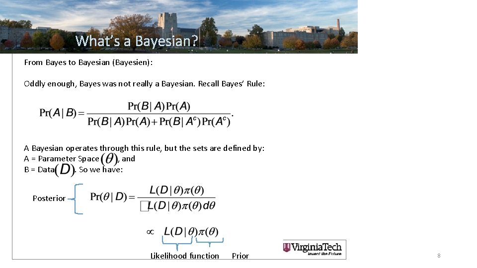 What’s a Bayesian? Visual Analysts From Bayes to Bayesian (Bayesien): Oddly enough, Bayes was