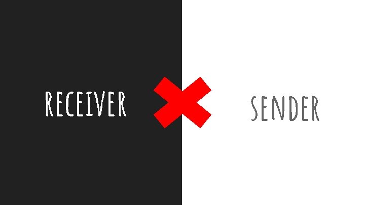 receiver sender 