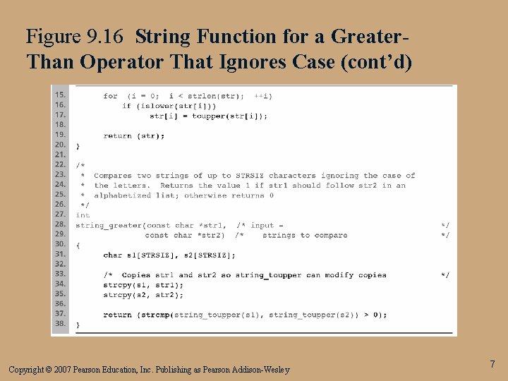 Chapter 9 Strings Problem Solving and Program Design