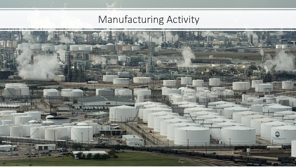 Manufacturing Activity Manufacturing Activity