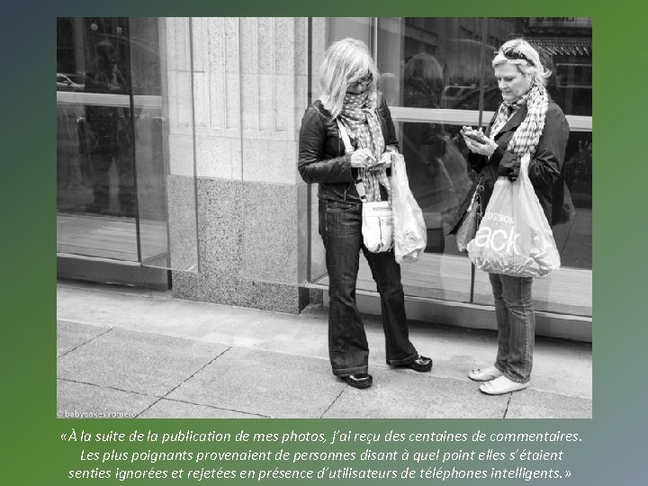  «À la suite de la publication de mes photos, j’ai reçu des centaines