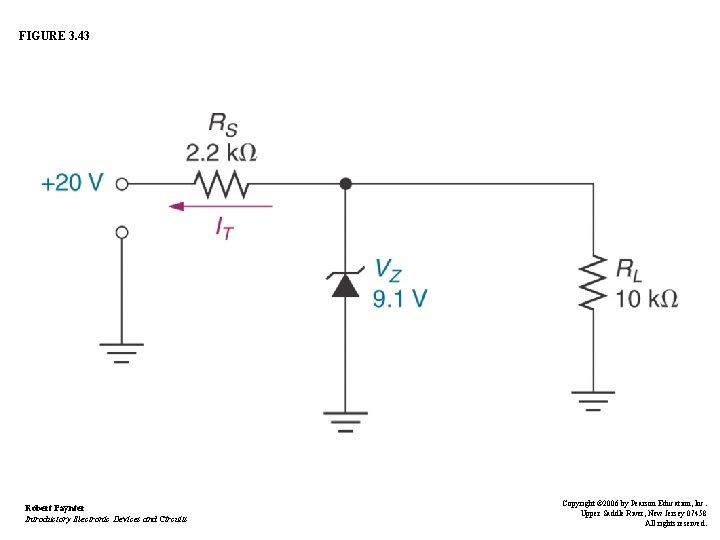 FIGURE 3. 43 Robert Paynter Introductory Electronic Devices and Circuits Copyright © 2006 by