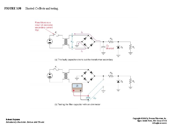 FIGURE 3. 50 Shorted C effects and testing. Robert Paynter Introductory Electronic Devices and