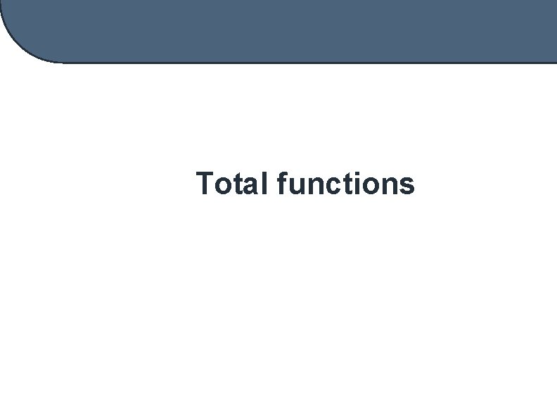 Total functions 