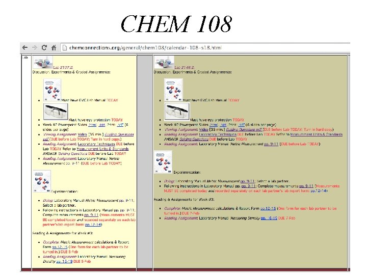 CHEM 108 