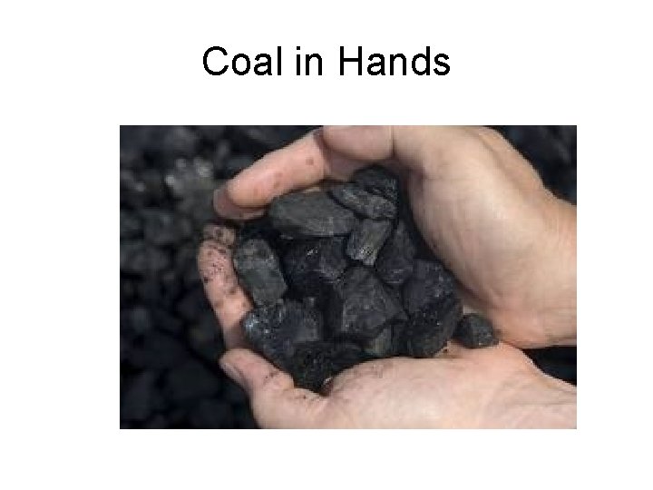 Coal in Hands 