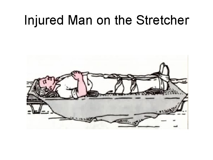 Injured Man on the Stretcher 
