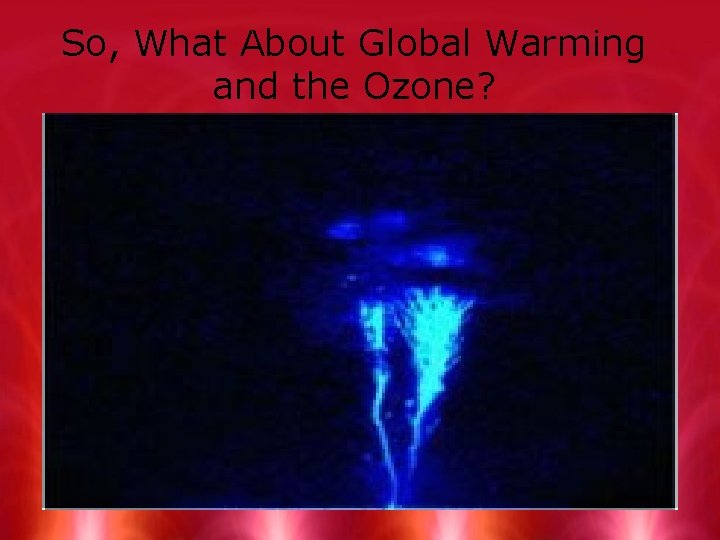 So, What About Global Warming and the Ozone? 