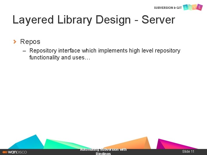 Layered Library Design - Server Repos – Repository interface which implements high level repository