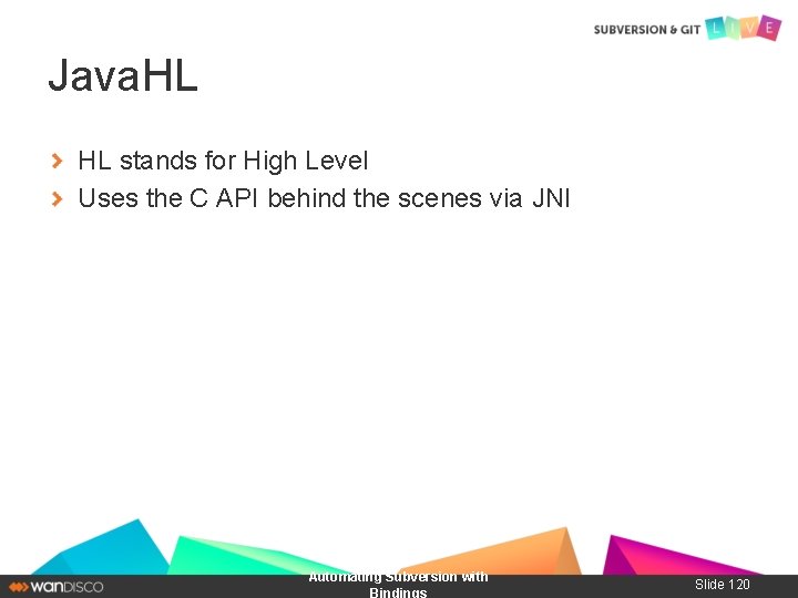 Java. HL HL stands for High Level Uses the C API behind the scenes