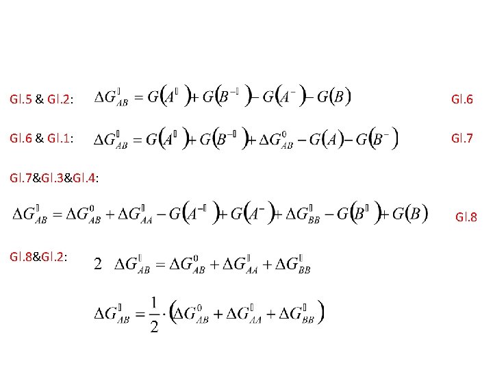 Gl. 5 & Gl. 2: Gl. 6 & Gl. 1: Gl. 7&Gl. 3&Gl. 4: