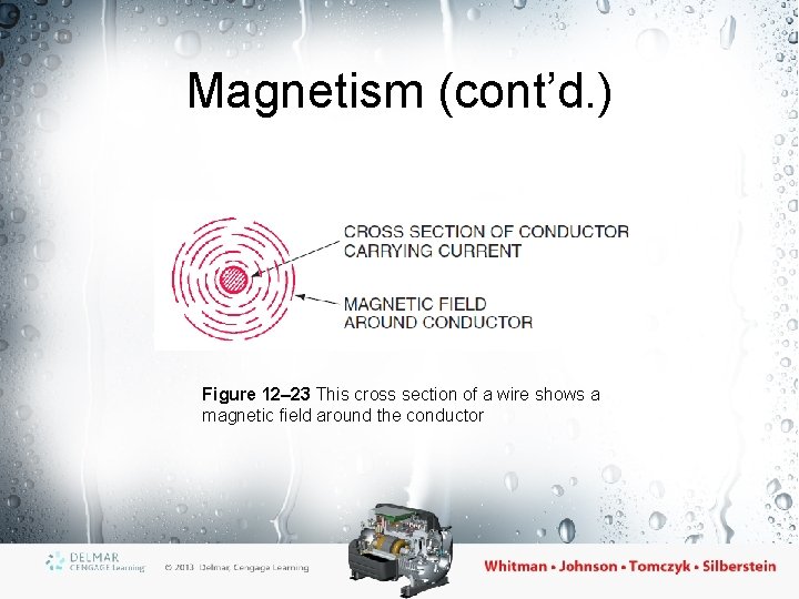 Magnetism (cont’d. ) Figure 12– 23 This cross section of a wire shows a