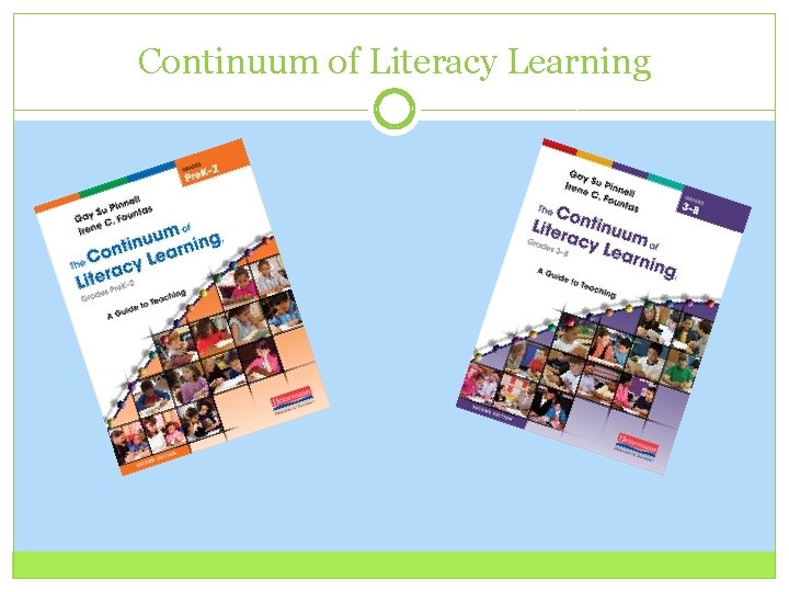 Continuum of Literacy Learning 