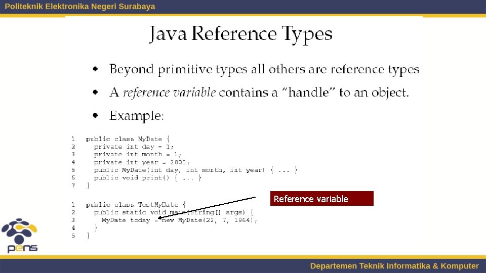 Reference variable 