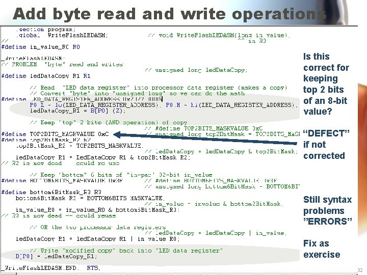 Add byte read and write operations Is this correct for keeping top 2 bits