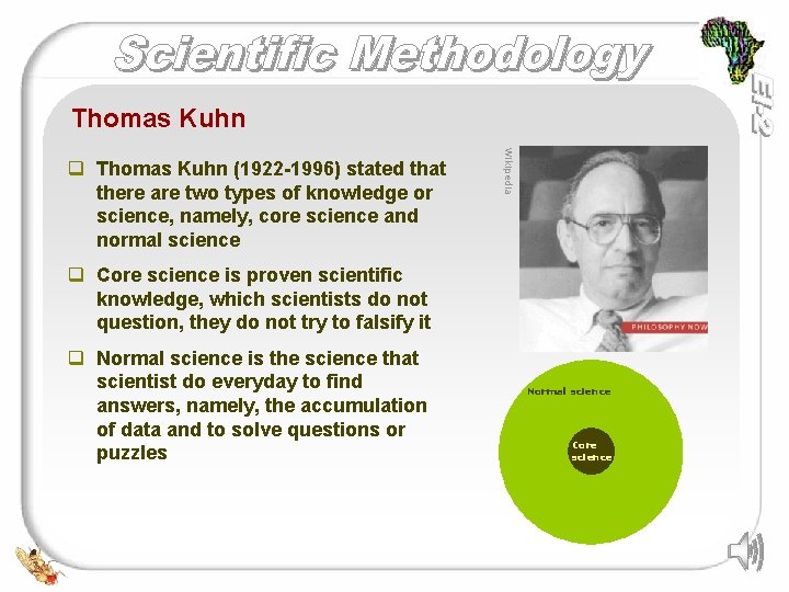 Thomas Kuhn Wikipedia q Thomas Kuhn (1922 -1996) stated that there are two types