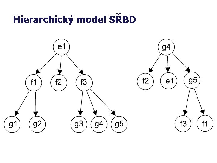 Hierarchický model SŘBD 