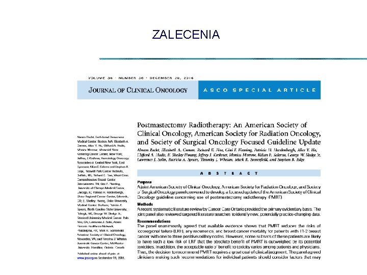 ZALECENIA 