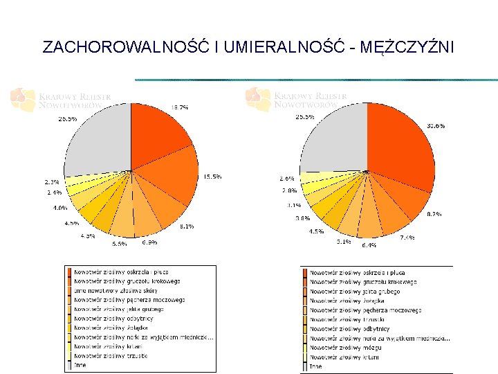 ZACHOROWALNOŚĆ I UMIERALNOŚĆ - MĘŻCZYŹNI 