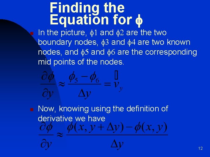 Finding the Equation for f n n In the picture, f 1 and f