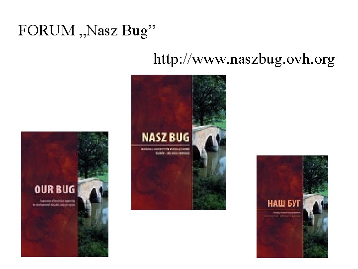 FORUM „Nasz Bug” http: //www. naszbug. ovh. org 