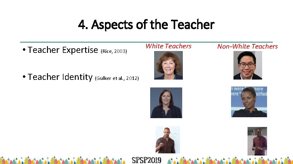 4. Aspects of the Teacher • Teacher Expertise (Rice, 2003) • Teacher Identity (Gulker
