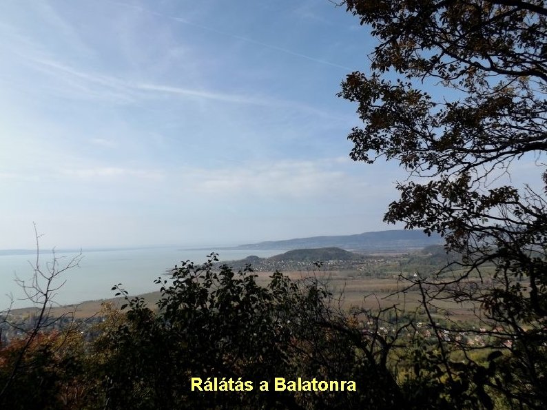 Rálátás a Balatonra 