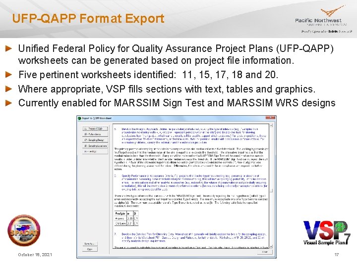 UFP-QAPP Format Export Unified Federal Policy for Quality Assurance Project Plans (UFP-QAPP) worksheets can UFP-QAPP Format Export Unified Federal Policy for Quality Assurance Project Plans (UFP-QAPP) worksheets can