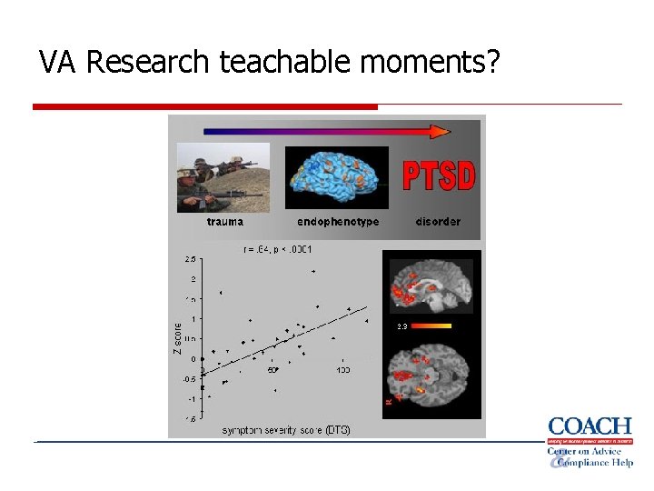 VA Research teachable moments? 