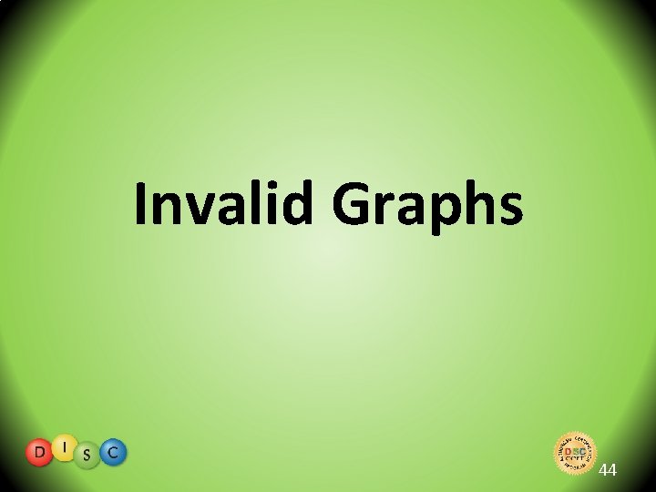 Invalid Graphs 44 