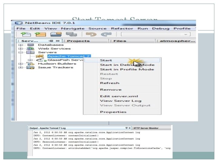 Start Tomcat Server  Start Tomcat Server