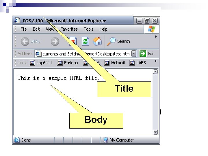 Title Body Title Body