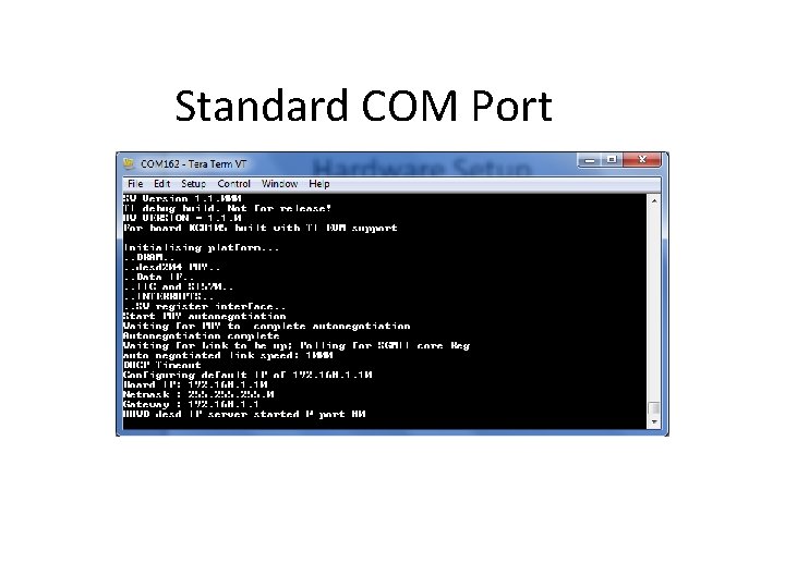 Standard COM Port 