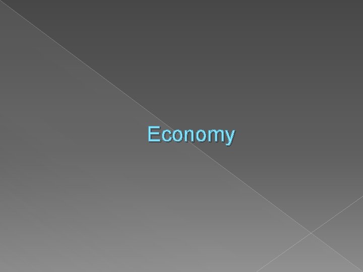 Economy 