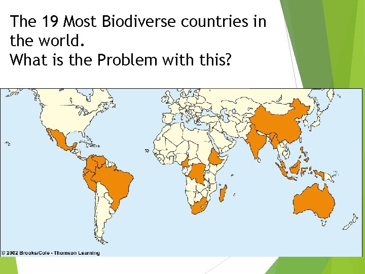 The 19 Most Biodiverse countries in the world. What is the Problem with this?