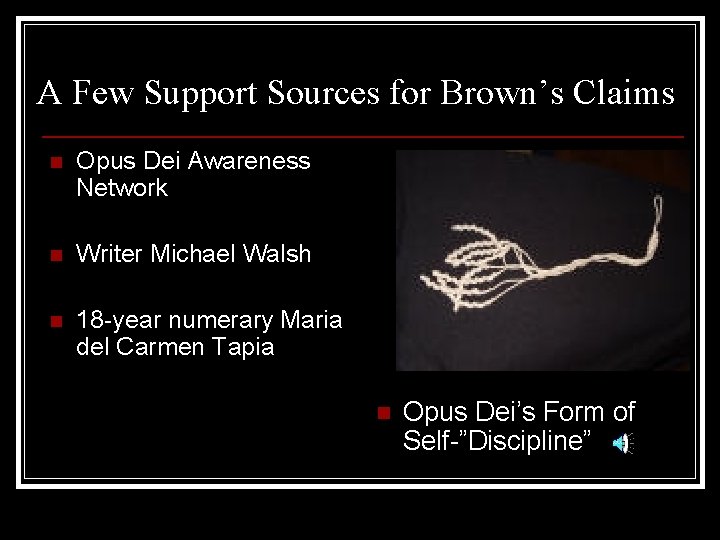 A Few Support Sources for Brown’s Claims n Opus Dei Awareness Network n Writer